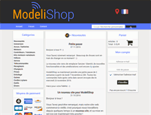 Tablet Screenshot of modelishop.com